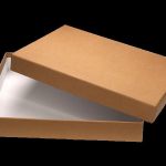 Pudełko kaszerowane papierem ozdobnym (31,5x17x5cm) 45303710 - beżowy