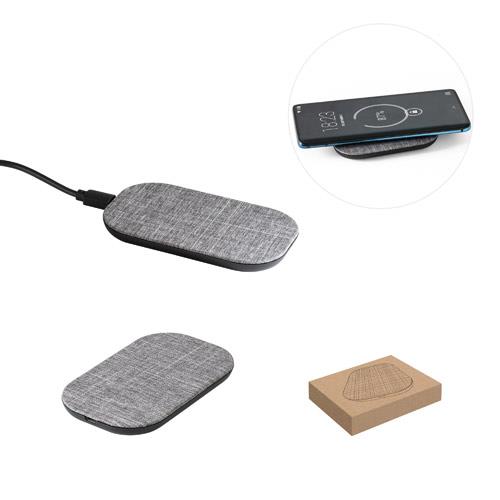 RENEWAL CHARGER. Sszybka ładowarka bezprzewodowa 10 W wykonana w przetworzonego PET (100% rPET)