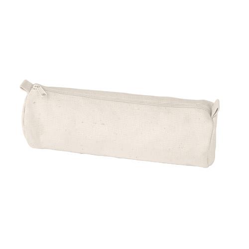 SCHOOLI. 100% płótno bawełniane piórnik (290 g/m2), o cylindrycznym kształcie