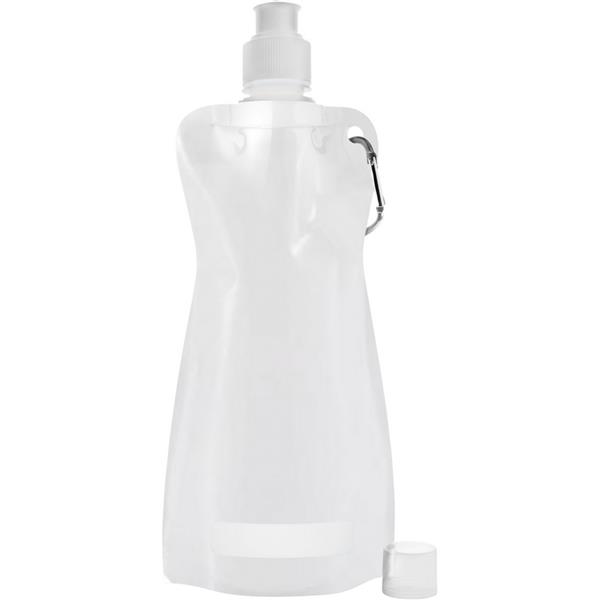 Składany bidon 420 ml z karabińczykiem - V6503-02