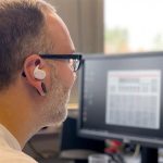 Słuchawki douszne Bluetooth WARSAW - biały