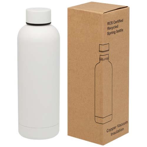 Spring miedziana butelka próżniowa ze stali nierdzewnej z recyklinku z certyfikatem RCS 500 ml