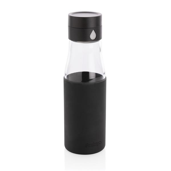 Szklana butelka 650 ml Ukiyo, monitorująca ilość wypitej wody - P436.721