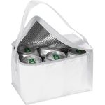 Torba termiczna na 6 puszek 330 ml ASPEN - biały