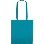 Torba z bawełny organicznej z długimi uszami 180 g/m2 BRANSLEY - turkusowy