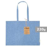 Torba z bawełny z recyklingu na zakupy - V2130-11