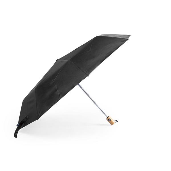 Wiatroodporny parasol automatyczny RPET, składany - V8294-03