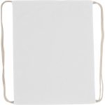 Worek bawełniany 140 g/m2 BUDAPEST - biały
