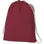 Worek bawełniany 140 g/m2 BUDAPEST - bordowy