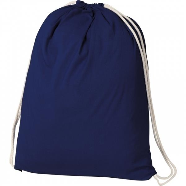 Worek bawełniany 140 g/m2 BUDAPEST - granatowy