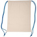 Worek sportowy bawełniany 140 g/m2 LONDONDERRY - niebieski