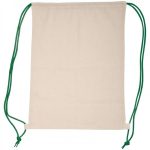 Worek sportowy bawełniany 140 g/m2 LONDONDERRY - zielony