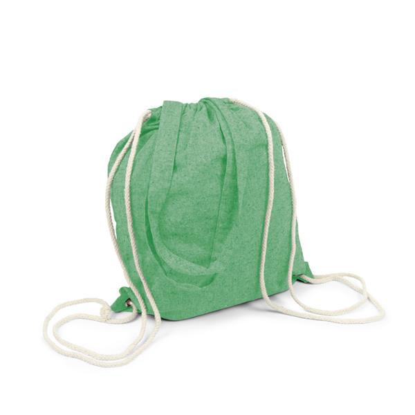 Worek ze sznurkiem i torba na zakupy z bawełny z recyklingu, 2 w 1 | Jamarion - V2149-06