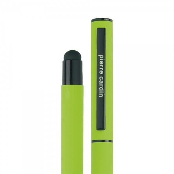 Zestaw piśmienny długopis i pióro kulkowe touch pen soft touch CELEBRATION Pierre Cardin - jasnozielony