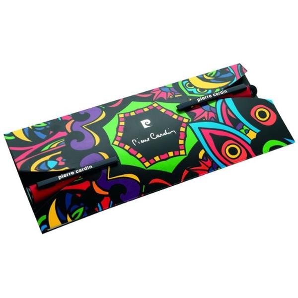 Zestaw piśmienny długopis i pióro kulkowe touch pen soft touch CELEBRATION Pierre Cardin - niebieski