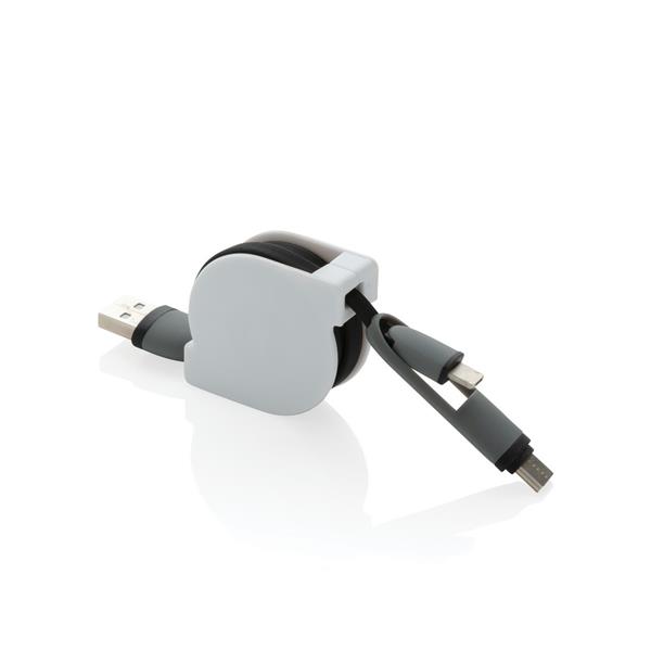 Zwijany kabel do ładowania i synchronizacji 3 w 1 - P302.221