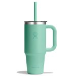 710 ML TRAVEL TUMBLER CLEAR LID MERMAID GREEN