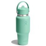 710 ML WIDE FLEX STRAW TRAVEL BOTTLE MERMAID GREEN