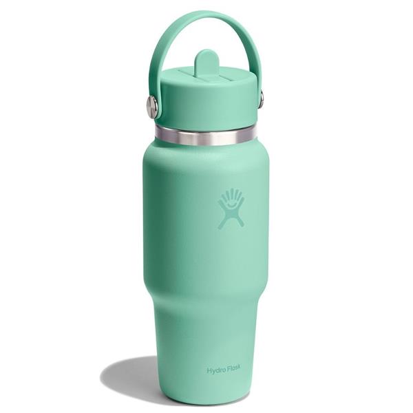 710 ML WIDE FLEX STRAW TRAVEL BOTTLE MERMAID GREEN