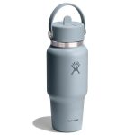 710 ML WIDE FLEX STRAW TRAVEL BOTTLE SHALE GRAY