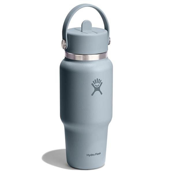 710 ML WIDE FLEX STRAW TRAVEL BOTTLE SHALE GRAY
