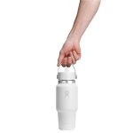 710 ML WIDE FLEX STRAW TRAVEL BOTTLE WHITE