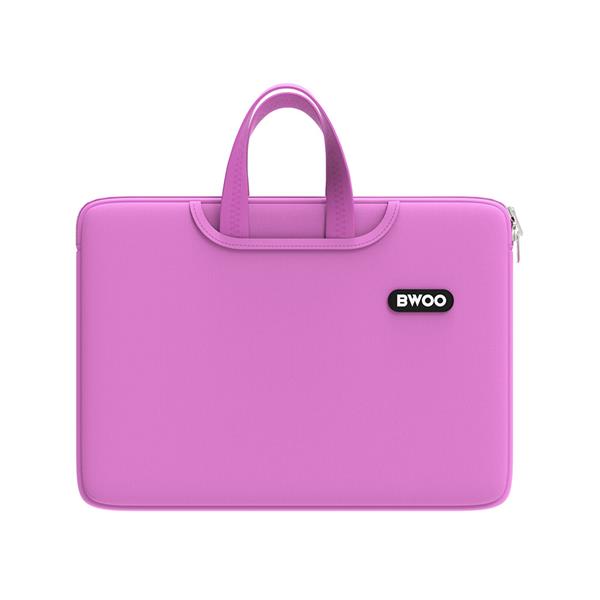 BWOO neoprenowa torba na laptopa z uchwytem 14" różowa