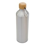 Butelka aluminiowa Luqa 800 ml, srebrny