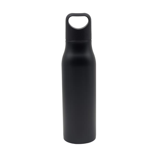 Butelka stalowa Bary 800 ml, czarny