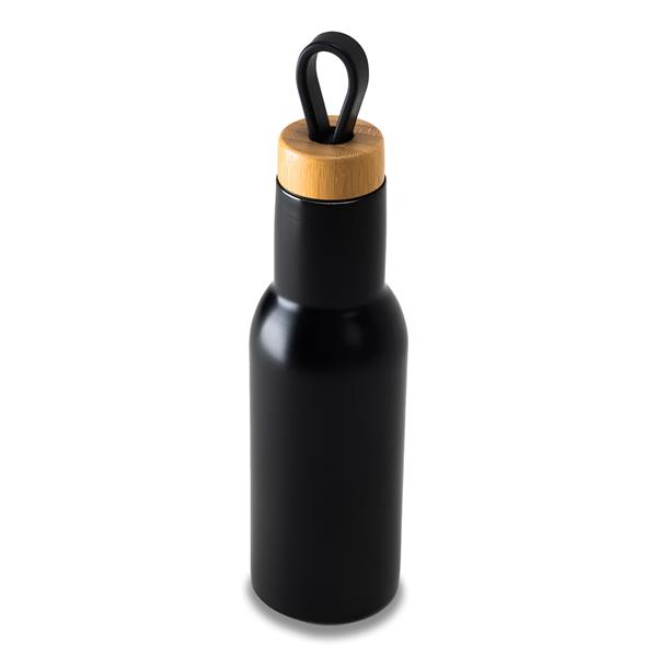 Butelka termiczna Lome 400 ml, czarny