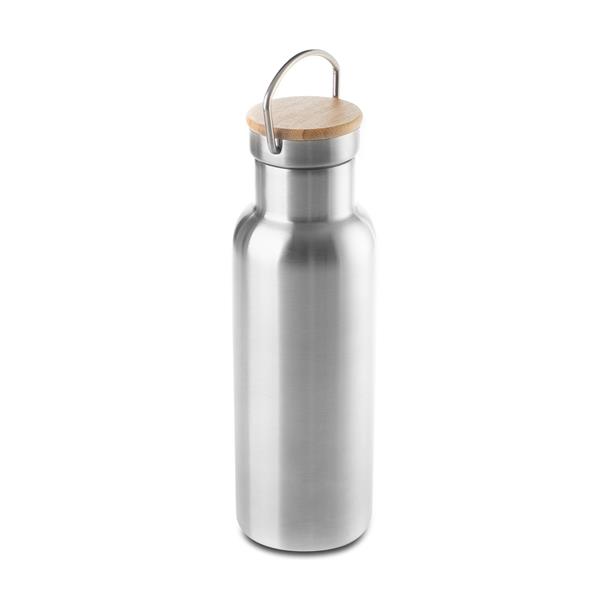 Butelka termiczna Malmo 500 ml, srebrny