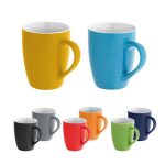 CINANDER. Ceramiczny kubek z błyszczącym wykończeniem, pojemność 370 ml