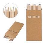 CROCO. Piórnik z 12 kolorowymi kredkami