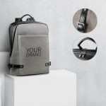 DIVERGENT BACKPACK II. Plecak na laptopa do 15.6'' z tkaniny i PU