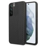 Etui AMG Carbon Stripe&Embossed na Samsung Galaxy S22+ - czarne