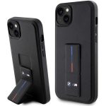 Etui BMW Grip Stand Hot Stamp na iPhone 14 Plus / 15 Plus - czarne