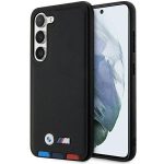 Etui BMW Leather Stamp Tricolor na Samsung Galaxy S23+ - czarne