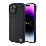 Etui BMW Signature Logo Imprint MagSafe do iPhone 15 - czarne