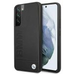 Etui BMW Signature Logo Imprint na Samsung Galaxy S22+ - czarne