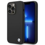 Etui BMW Silicone Metal Logo na iPhone 14 Pro - czarne