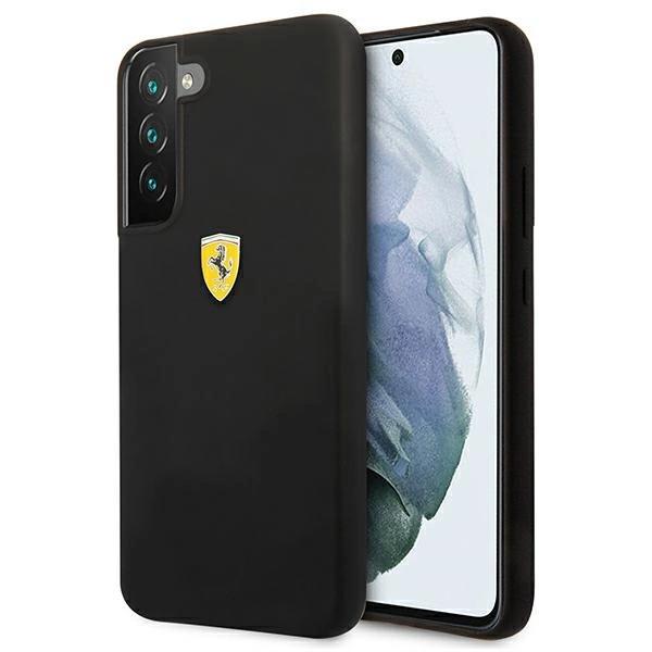 Etui Ferrari On Track Silicone na Samsung Galaxy S22 - czarne