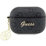 Etui Guess 4G Charm Collection na AirPods Pro 2 - czarne