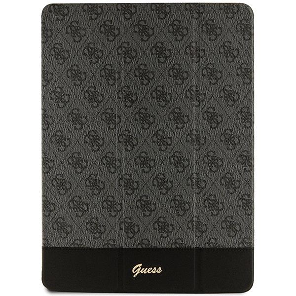 Etui Guess 4G Stripe Allover na iPad Pro 12.9" - czarne
