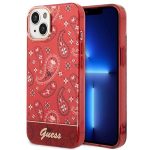 Etui Guess Bandana Paisley na iPhone 14 - czerwone