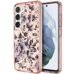 Etui Guess Flower Collection na Samsung Galaxy S23+ - różowe