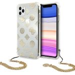 Etui Guess Peony Chain Collection na iPhone 11 Pro - złote