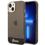 Etui Guess Translucent na iPhone 14 - czarne