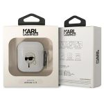Etui Karl Lagerfeld Karl's Head na AirPods 1/2 - przezroczyste