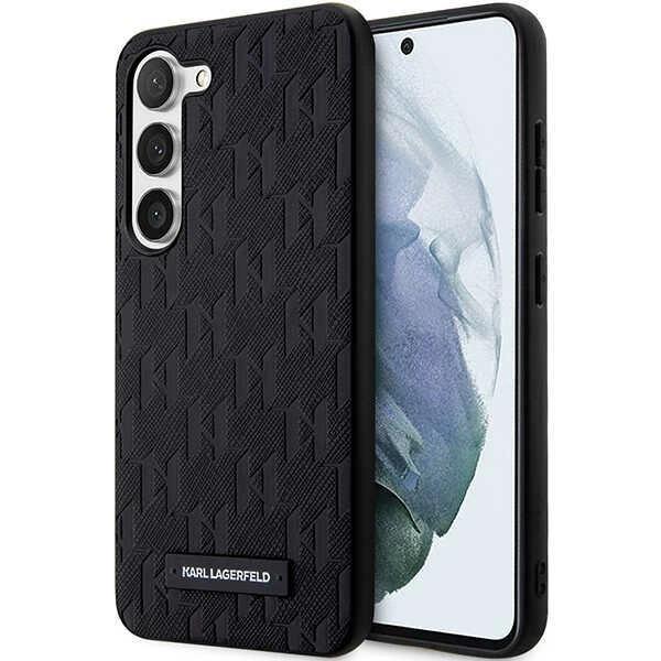 Etui Karl Lagerfeld Saffiano Mono Metal Logo na Samsung Galaxy S24 - czarne