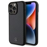 Etui Mercedes Carbon Fiber Dynamic na iPhone 15 Pro Max - czarne